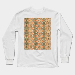 Retro Pods-Orange Long Sleeve T-Shirt